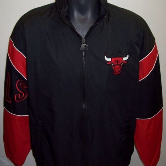 STARTER Fall 2015 Jackets & Coats Chicago Bulls Nba Starter Gust